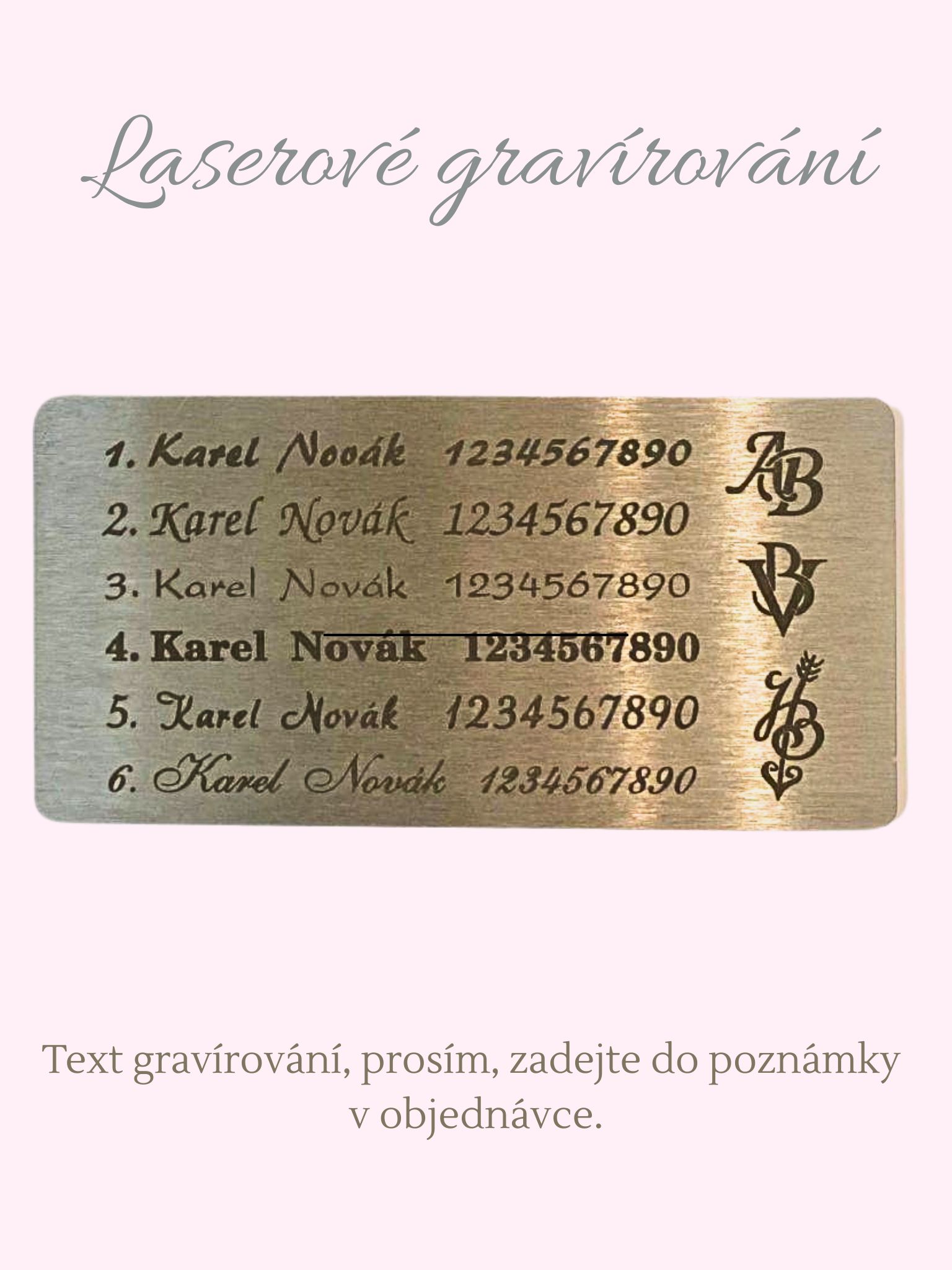 Iskay Laserové gravírování Barva: Černá, Vzhled písma: 4