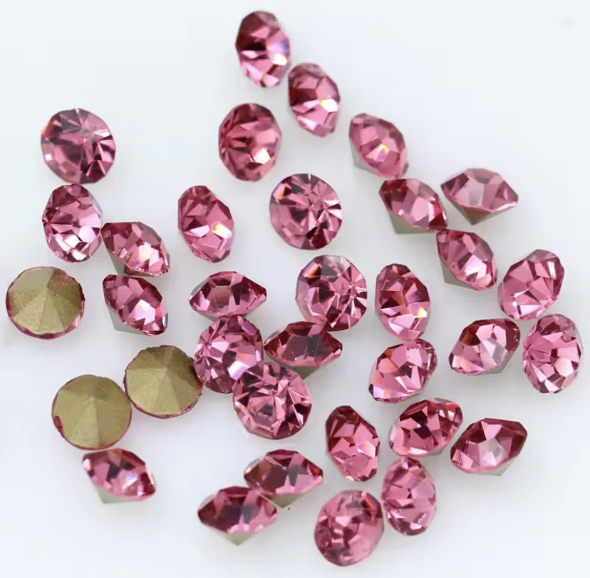 Kubické Zirkony barevné Barevná varianta: Rose