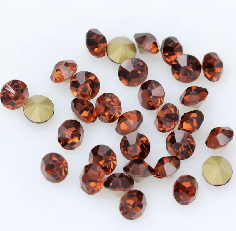 Kubické Zirkony barevné Barevná varianta: Smoked topaz