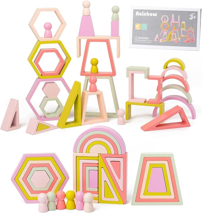 Iskay Montessori Montessori geometrické skládací tvary