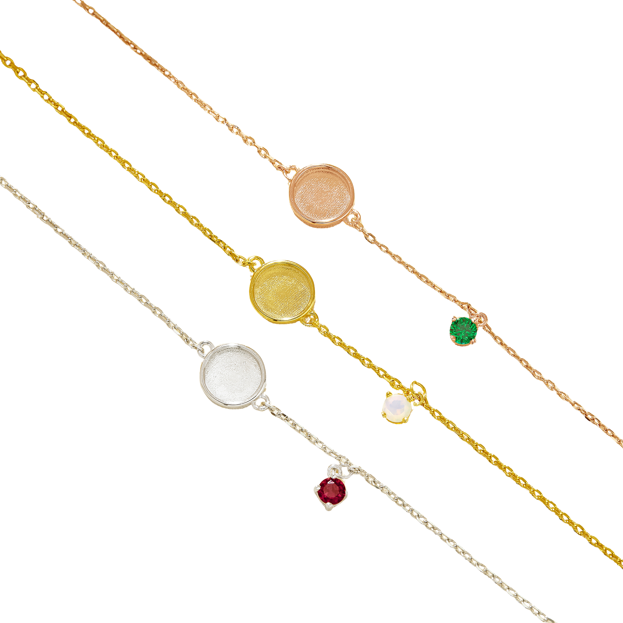 Iskay Stříbrný náramek KRUH 8MM Obsah: Pouze MM, Povrchová úprava: Pozlacené stříbro žlutým zlatem