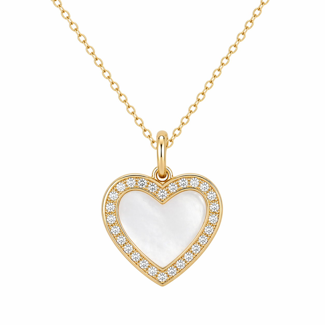 Pamětní zlatý přívěsek SRDCE 6MM Obsah: Bez MM, Povrchová úprava: Bílé zlato