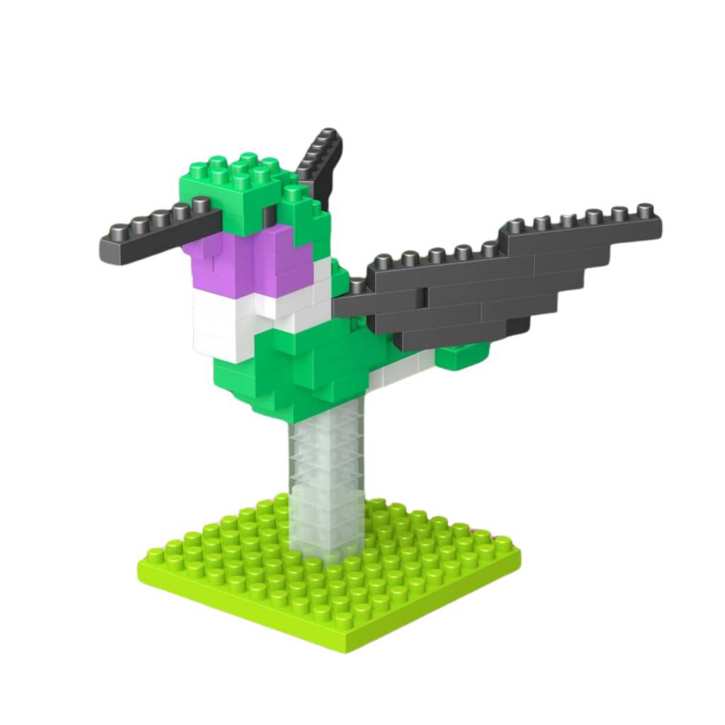 Wise Hawk 3d stavebnice zvířátka - Kolibřík