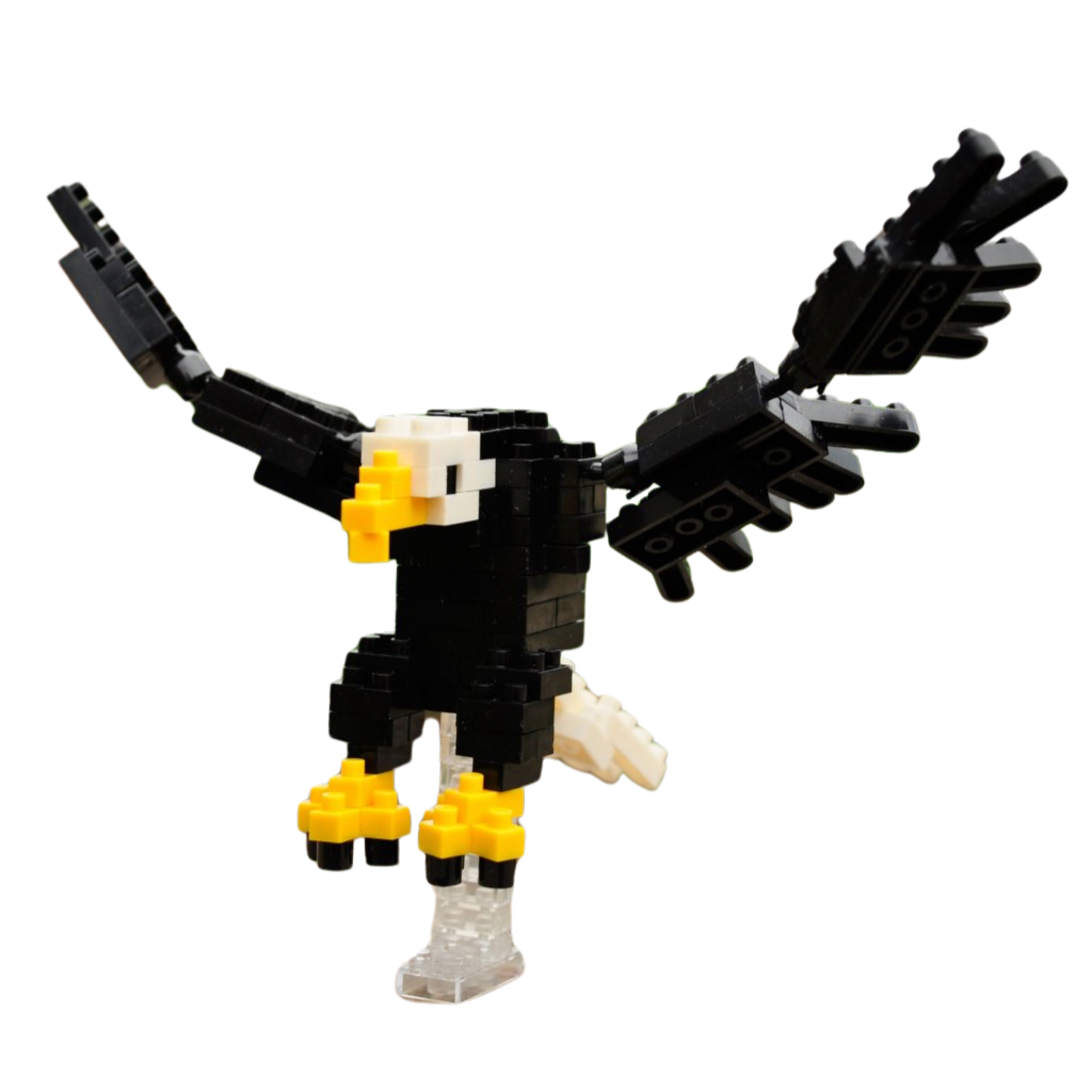 Wise Hawk 3d stavebnice zvířátka -Orel bělohlavý