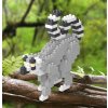 3D stavebnica zvieratká - Lemur