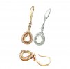 Stříbrné visací náušnice TEARDROP S,M,L