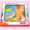 Puzzle dřevěné krájecí jídlo - 53 Ks