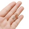 Stříbrný prstýnek MILKY 4x6MM - Nastavitelné