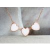 Pietny strieborný náhrdelník SRDCE