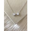 Pietny strieborný náhrdelník SRDCE