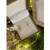 Pietne strieborné náušnice DROP OF LOVE S,M,L