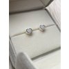 Pietne strieborné náušnice SRDCE 5MM,6MM,7MM,8MM