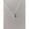 Strieborný prívesok BIRTHSTONE 4 mm
