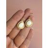 Strieborné visiace náušnice PEAR S,M,L