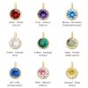 Stříbrný přívěsek Birthstone 5MM