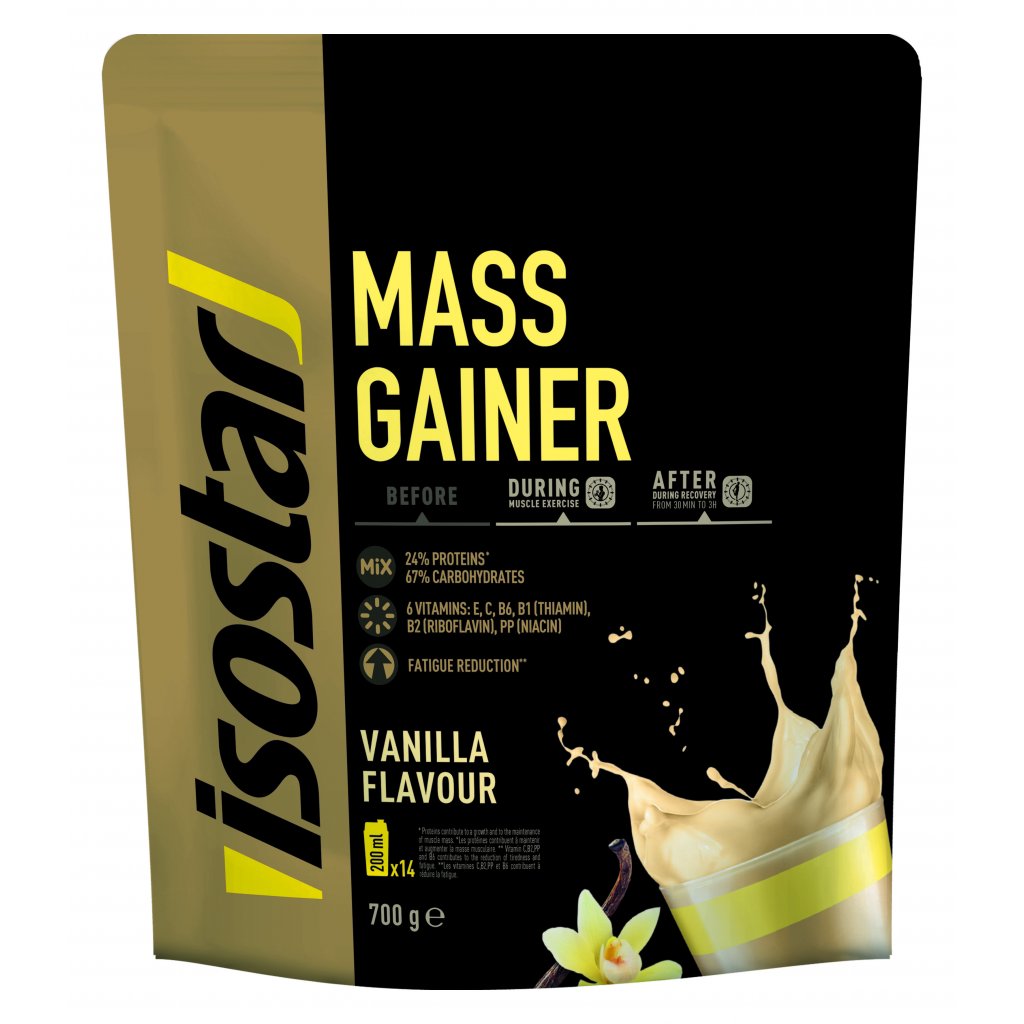 Isostar MASS GAINER 700g s příchutí vanilky