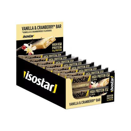 1401 isostar high protein30 bar 16x 55g vanilka