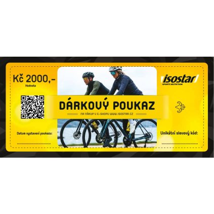 1603 isostar elektronicky darkovy poukaz v hodnote 2 000 kc