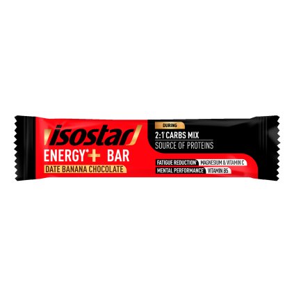 Isostar Energy+  32G BAR DATE, BANANA, CHOCOLATE