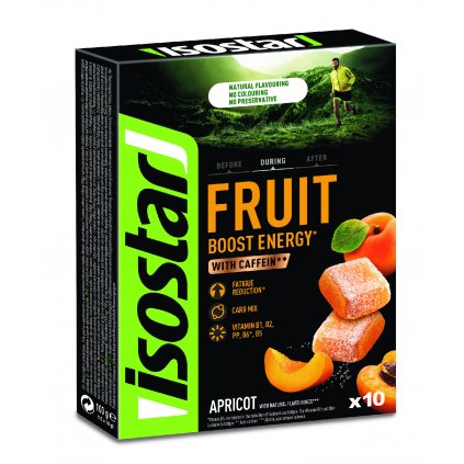 ISOSTAR FRUIT BOOST APRICOT 10X10G GREEN