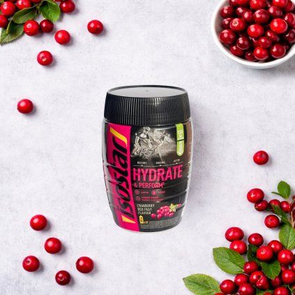 POWDER H&P Cranberry 400g fruit background