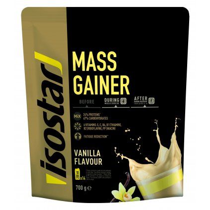 3D Isostar Mass gainer saveur Vanille Doypack 700 g ENG FR ES NL DE IT 7 CMJN 300dpi