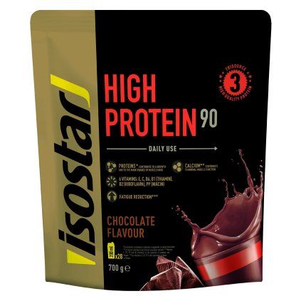 3D Isostar High Protein 90 saveur chocolat Doypack 700 g ENG FR DE IT 5 CMJN 300dpi