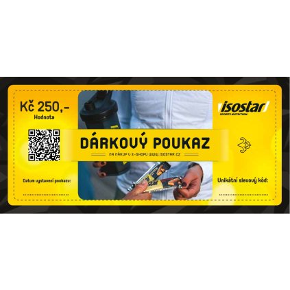 962 isostar elektronicky darkovy poukaz v hodnote 250 kc