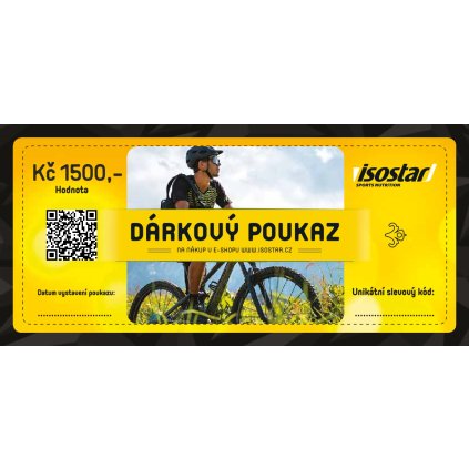 974 isostar elektronicky darkovy poukaz v hodnote 1 500 kc