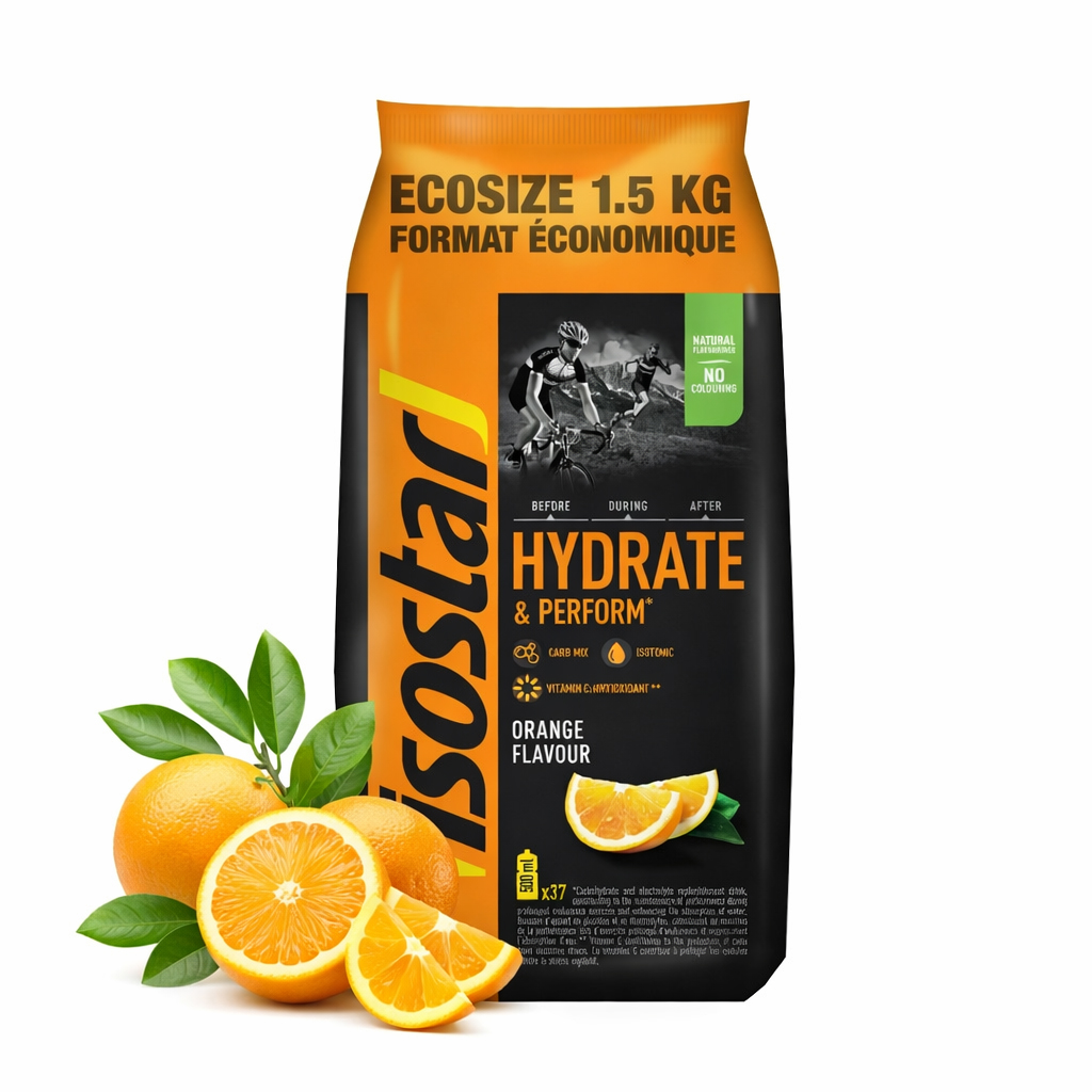 Isostar HYDRATE & PERFORM 1.5kg POMERANČ