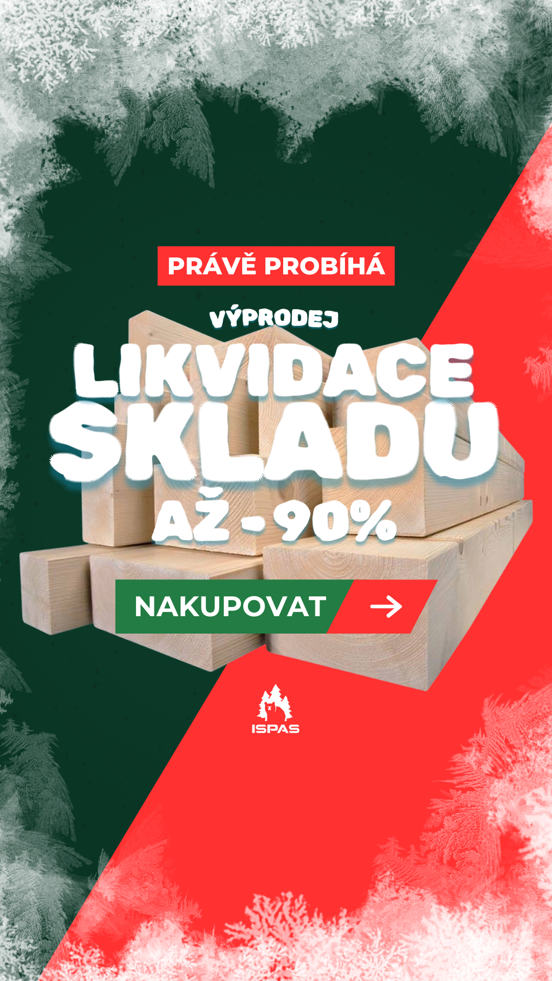 LIKVIDACE SKLADU -90%