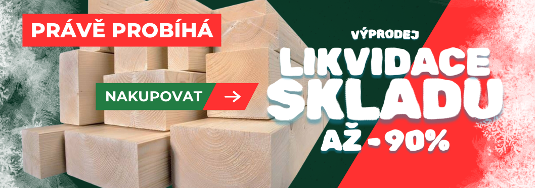 LIKVIDACE SKLADU -90%