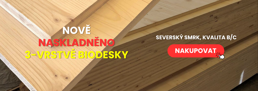 Třívrstvé biodesky