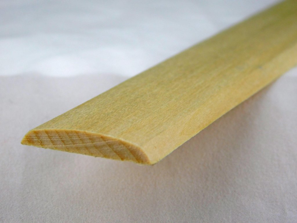Lišta krycí plochá/oblá LÍPA 5 x 30 x 2500 MM (A)
