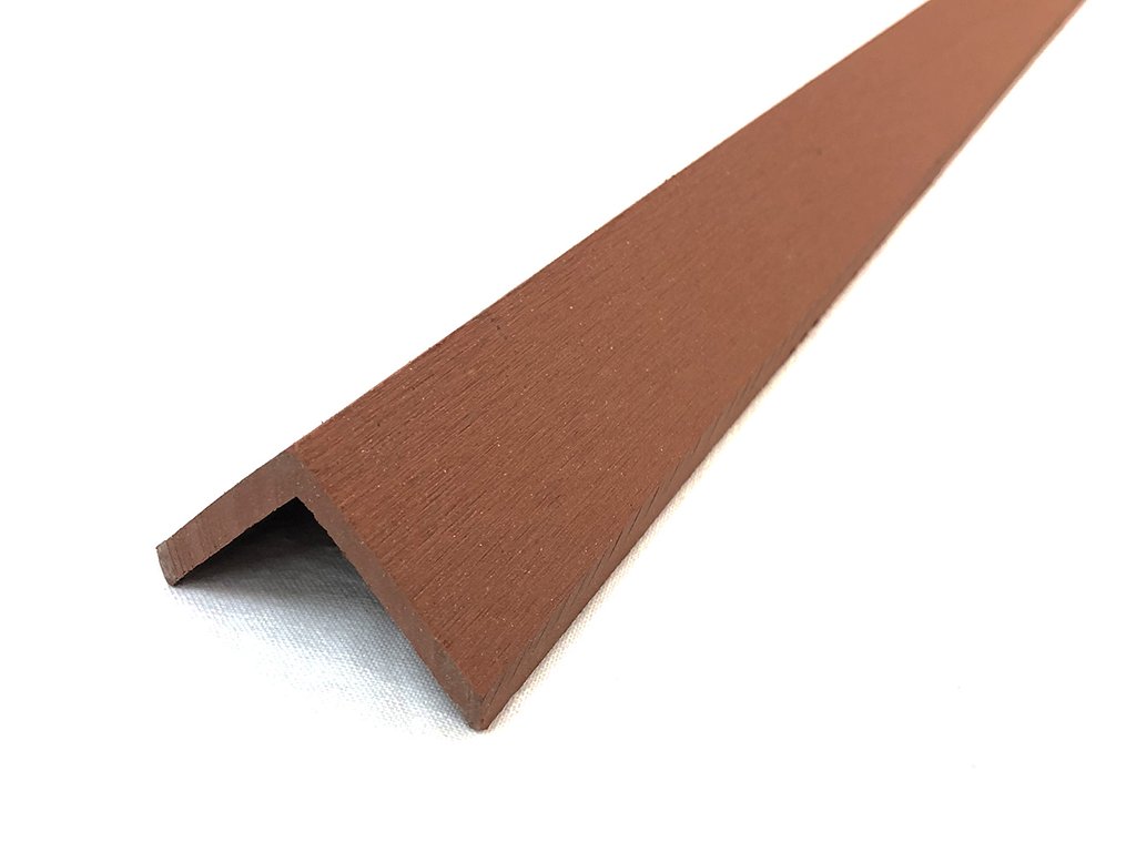 WPC Krajová lišta k terasovým prknům 50 x 50 x 3000 mm Cedar ISPAS 1