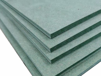 Dřevovláknitá deska MDF 12 x 1220 x 2440 mm HMR (voděodolná) rovná hrana ISPAS 1