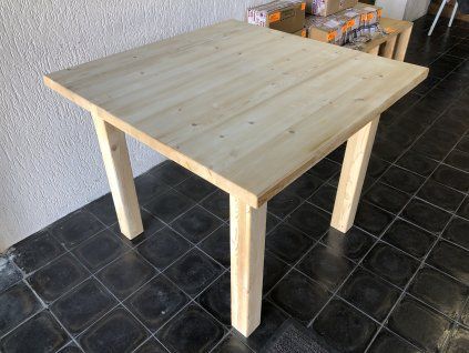 Stůl 100 x 100 cm Severský smrk NEROZEBÍRATELNÝ