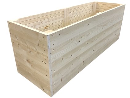 Vyvýšený záhon zahradní 150 x 50 x 50 cm Severský smrk (hladký) ISPAS 1