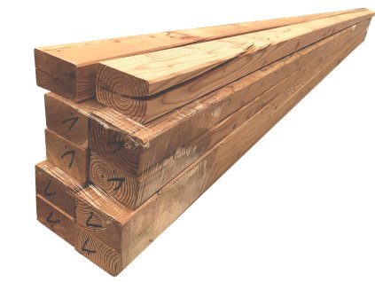 Lať hoblovaná (podkladový hranol) 45 x 70 x 3660 mm Kanadský modřín VÝPRODEJ 1 1
