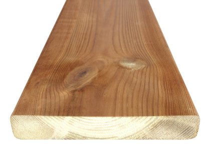 Terasová prkna 27 x 145 mm Severská borovice IMPREGNOVANÁ (AB) HLADKÁ HLADKÁ hnědá ISPAS 1