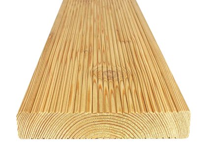 Terasová prkna Sibiřský Modřín 27 x 143 mm (AB) drážky drážky Ispas 1