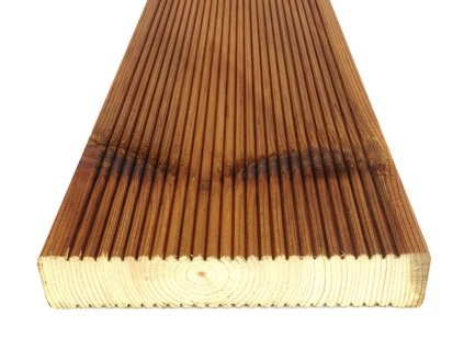 Terasová prkna severská borovice impregnovaná hnědá 28 x 145 mm Ispas 1111
