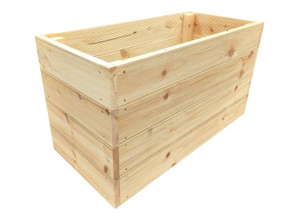 Vyvýšený záhon zahradní 100 x 50 x 50 cm Severská borovice (vroubky) Ispas 1