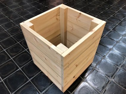 Vyvýšený záhon zahradní 50 x 50 x 50 cm Severská borovice (vroubky) ISPAS1