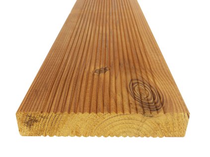 Terasová prkna 26 x 140 mm Severská borovice THERMO VROUBKY VROUBKY AB Ispas 1