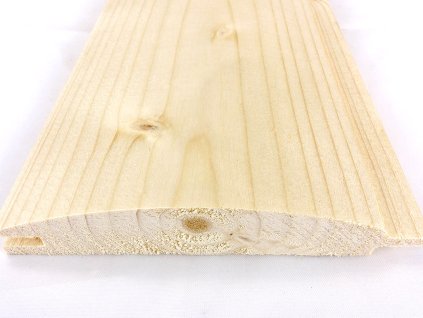 Srubové palubky FASÁDNÍ profil D 19,5 x 96 mm Severský smrk AB ISPAS 1