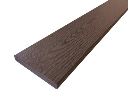 WPC Dřevoplastové plotovky 12 x 98 x 2000 mm HNĚDÉ, rovné ISPAS 3