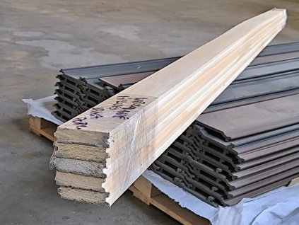 Saunové palubky podlahové 24 x 90 x 3000 mm OSIKA, napojované VÝPRODEJ Ispas 1