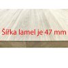 Spárovka dub 40 x 650 x 1800 mm FIX VÝPRODEJ Ispas 2