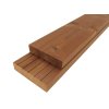 Terasová prkna 26 x 117 x 4500 mm Severská borovice (AB), ThermoWood HLADKÁ ventilační drážky ISPAS 4
